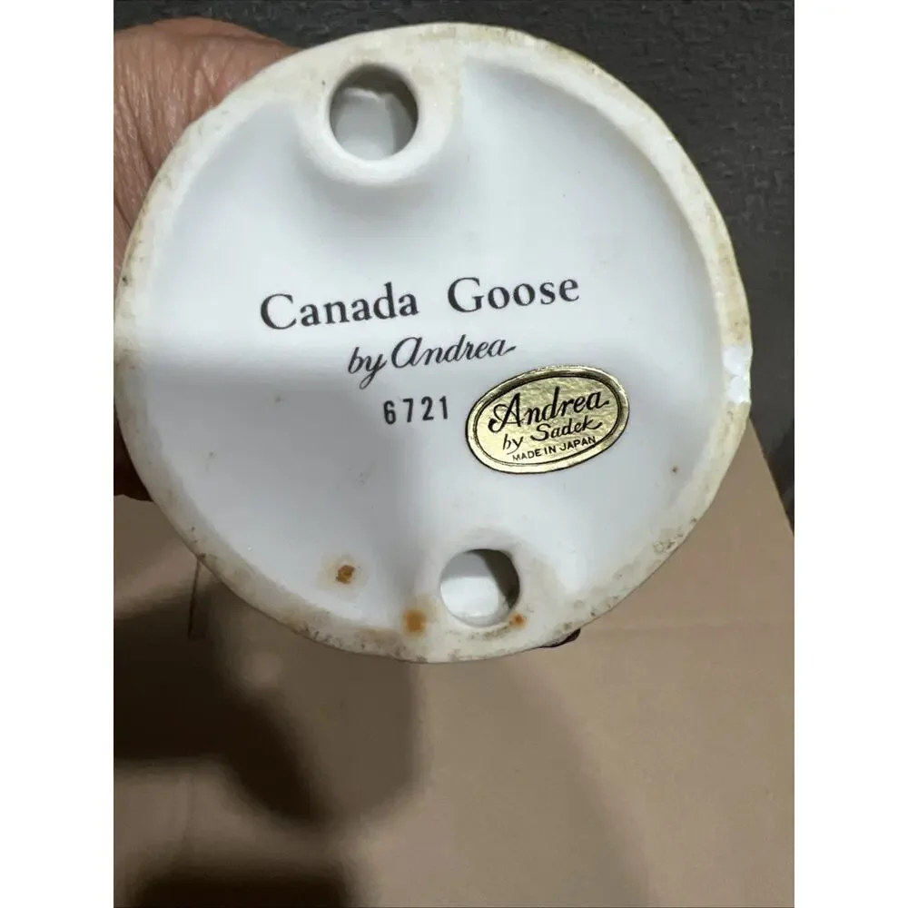 Andrea by Sadek Porcelain Canada Goose Andrea By Saudek 6721 Figurine 6